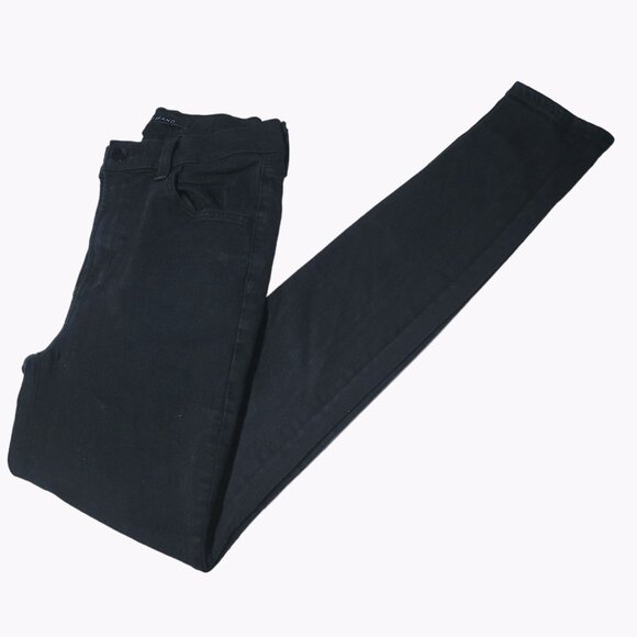 J Brand Maria Skinny Jeans Womens Size 26 Mid Rise Dark Wash Denim Pants - Picture 1 of 7